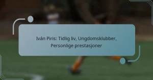 Iván Piris: Tidlig liv, Ungdomsklubber, Personlige prestasjoner